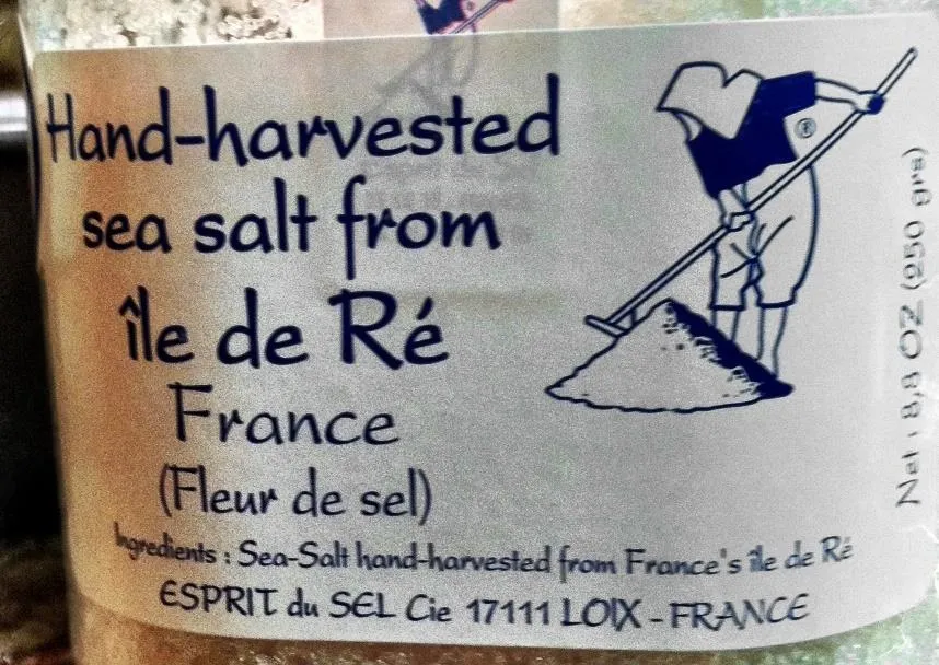 Hand-harvested sea salt from Île de Ré, France
