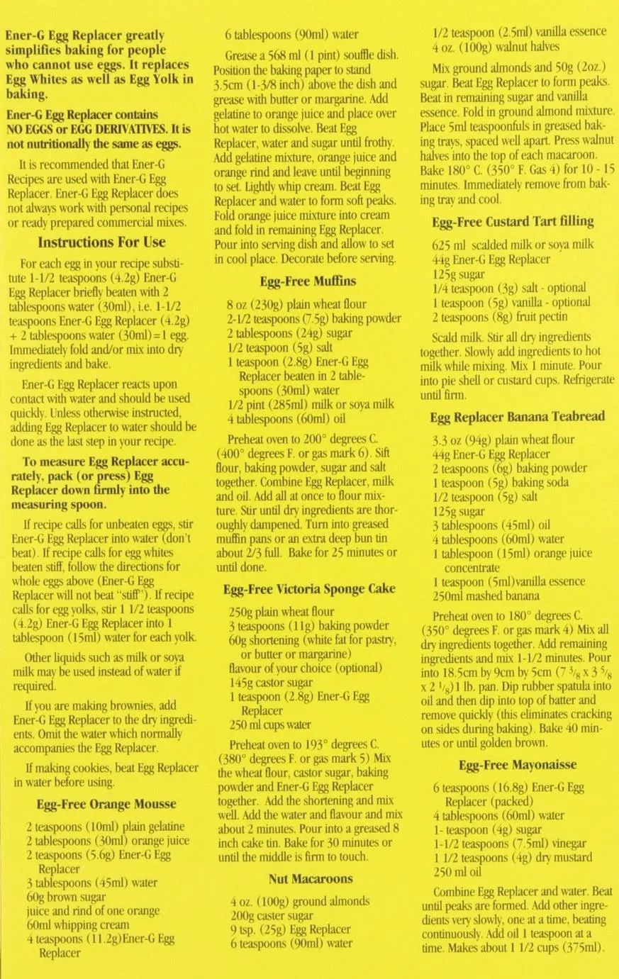 Information flyer with yellow background and text.