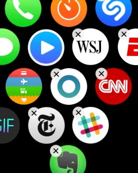 Icon collage of various apps and media outlets.