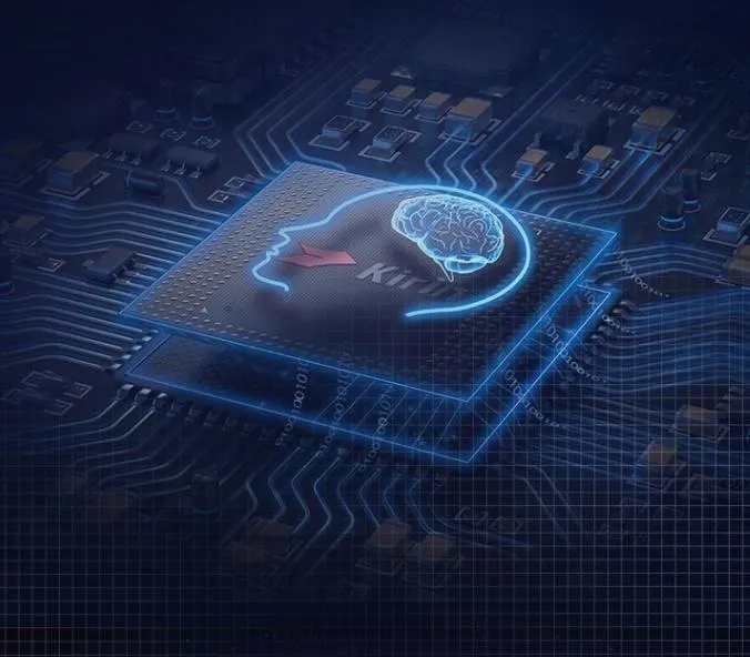 Digital illustration of a microchip with a brain symbol, representing artificial intelligence technology.