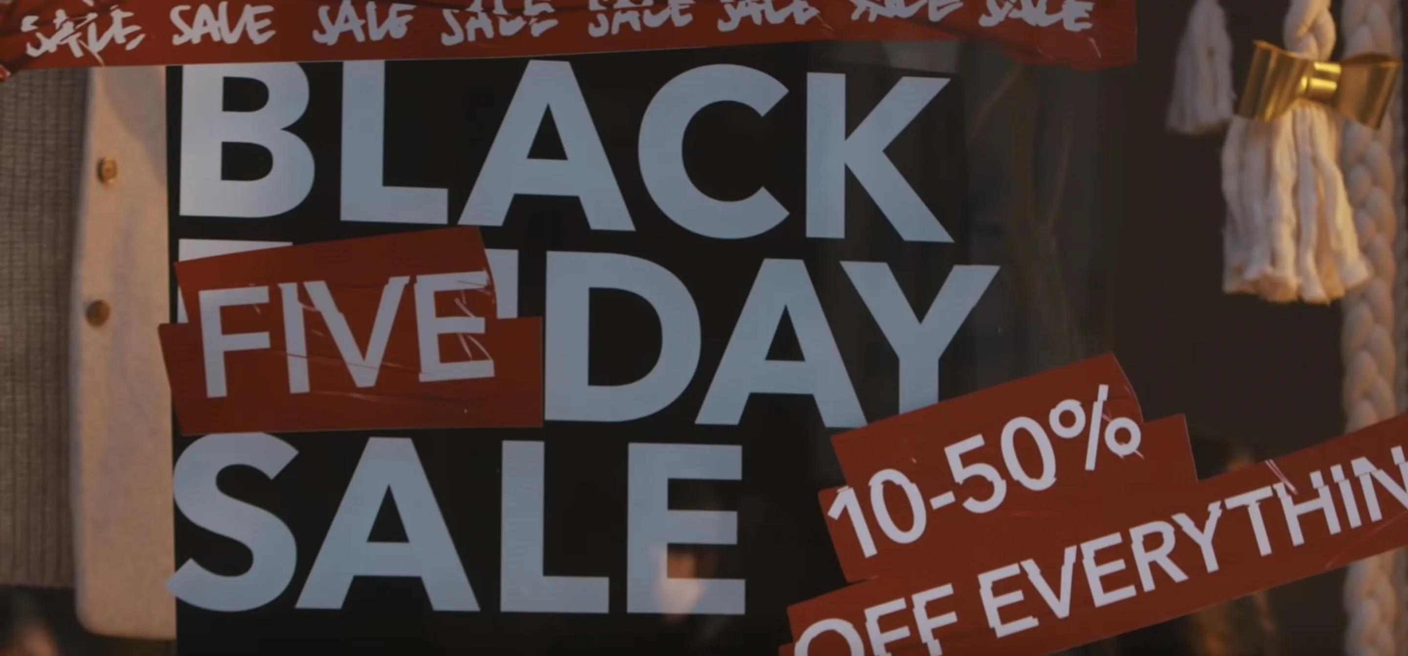 Black Five Day Sale: 10-50% Off Everything