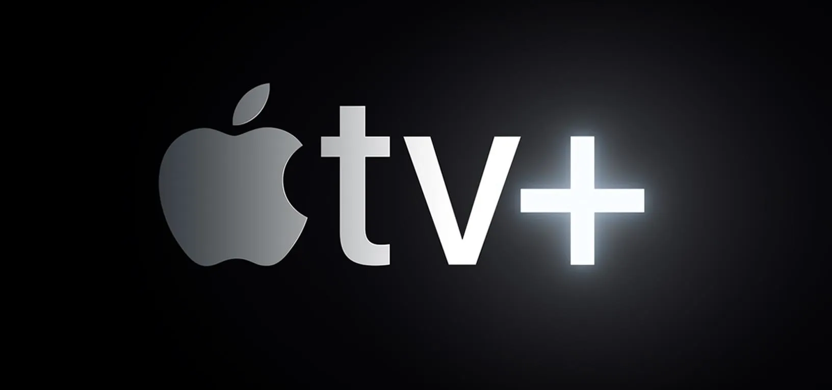 Apple TV+ logo on a dark background.