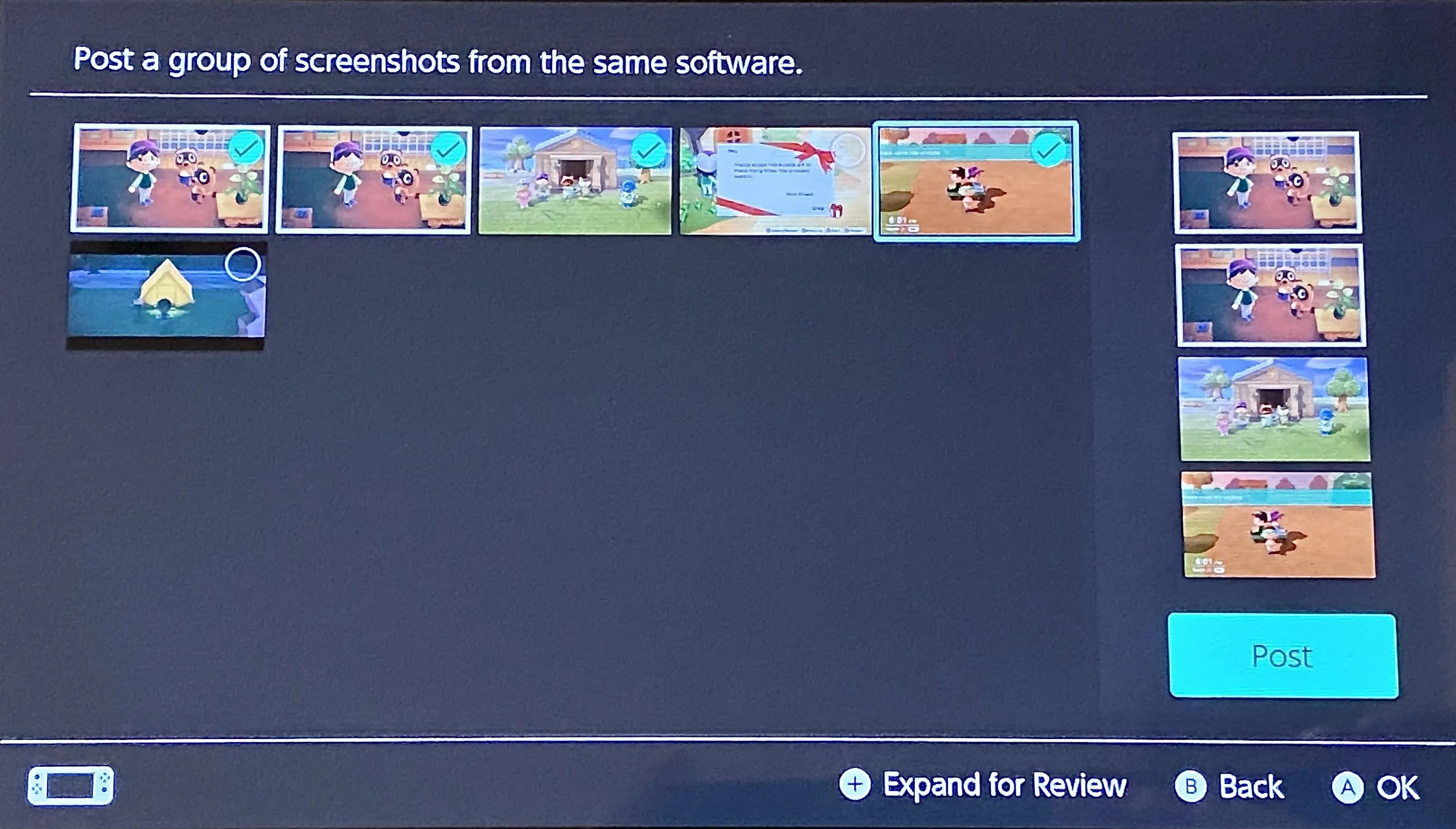 Screenshots from a video game software display.