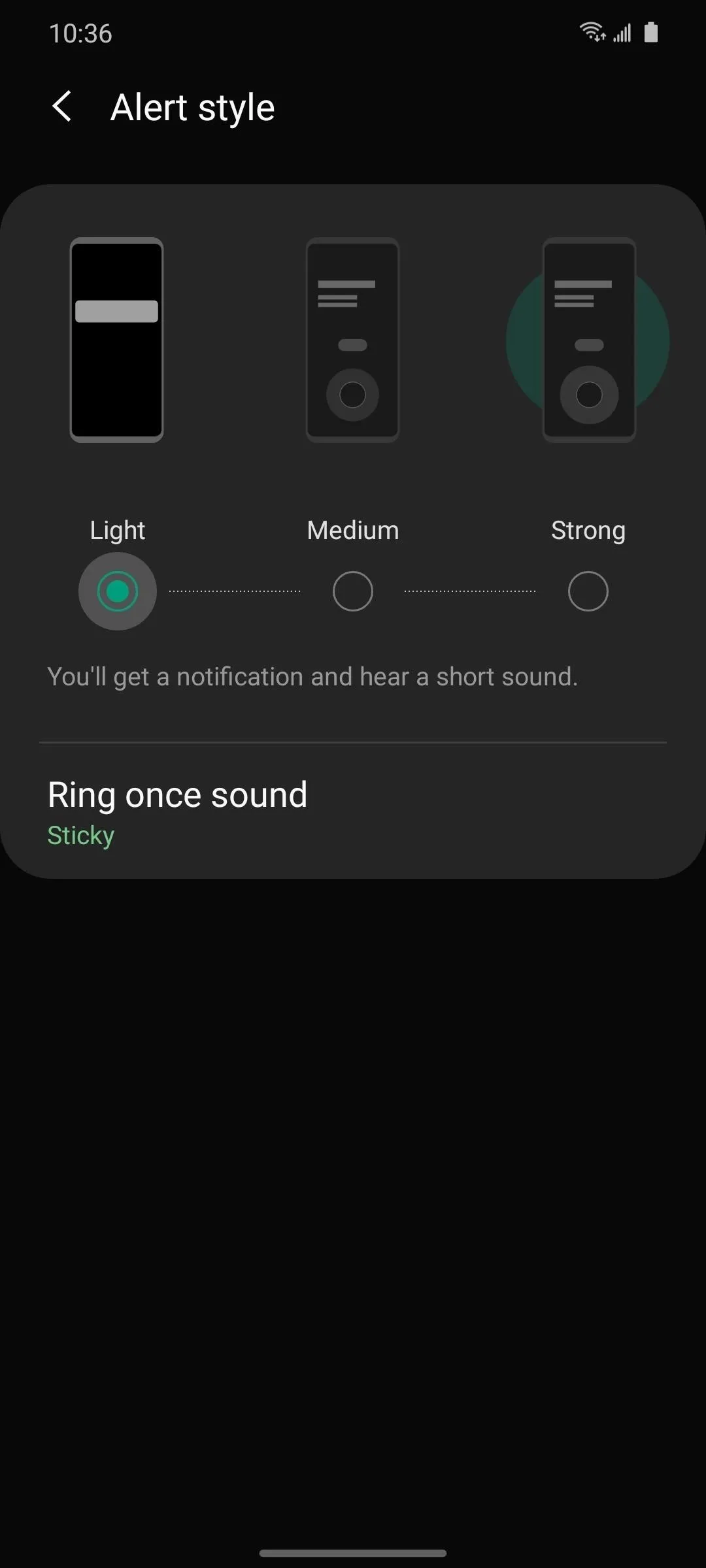 Audio settings interface with options for styles and sound.