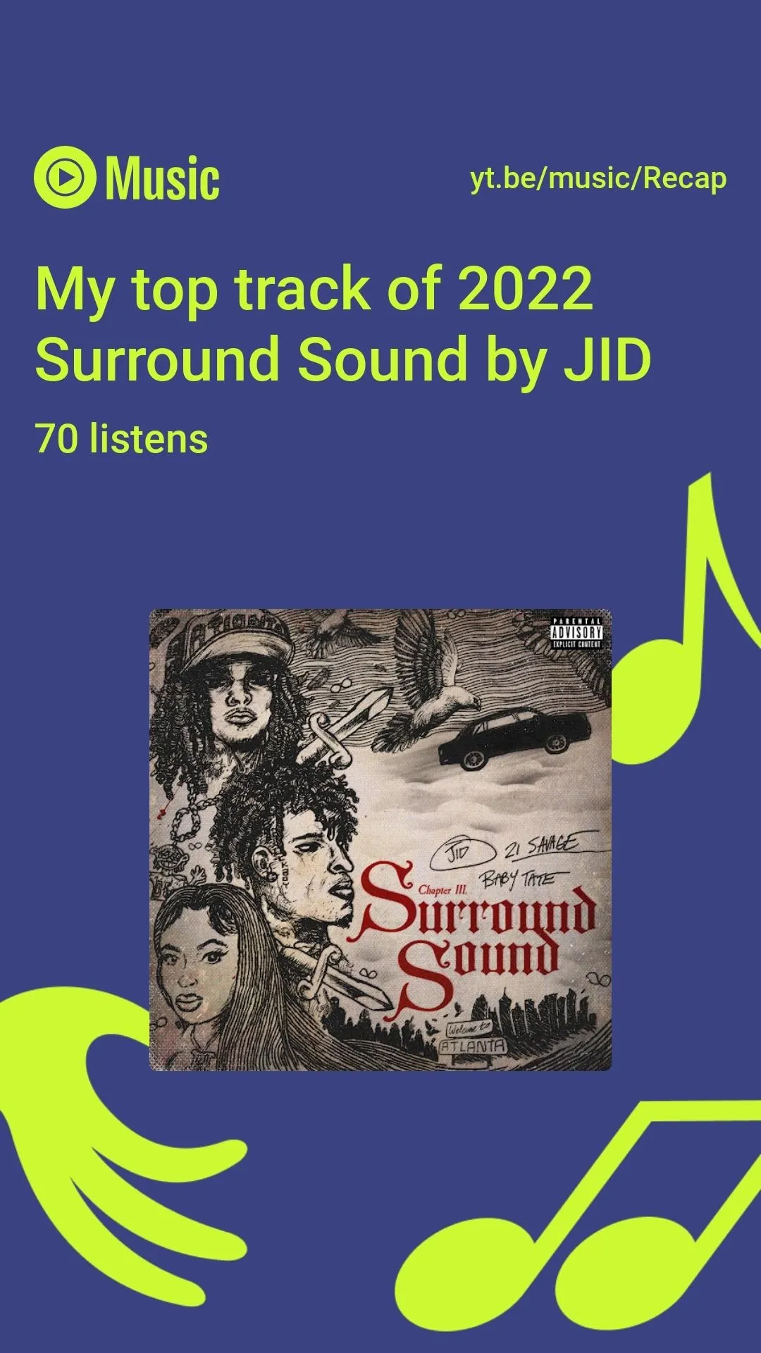 My top track of 2022: Surround Sound by JID