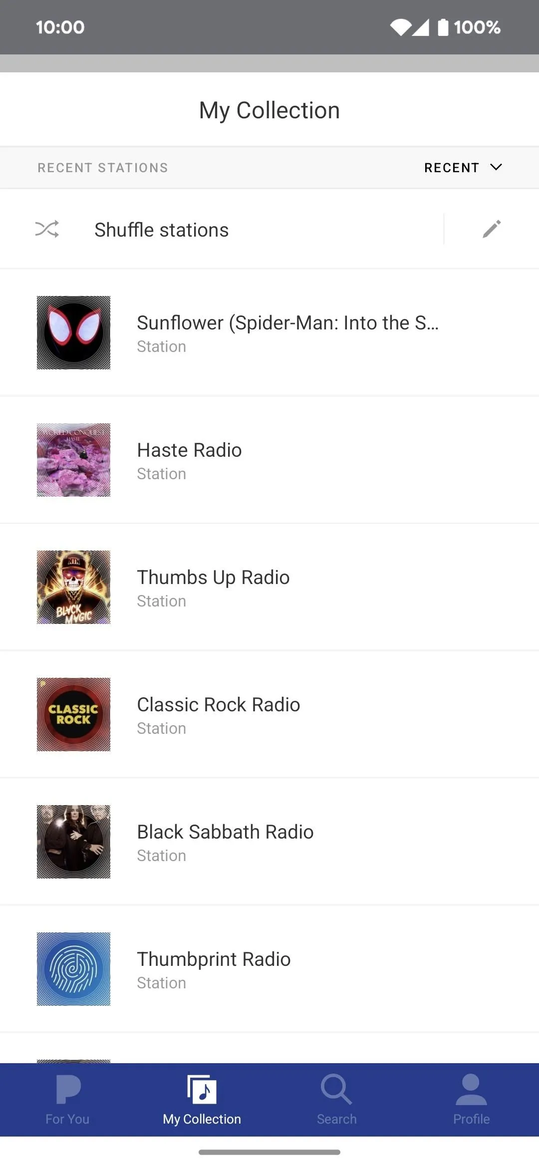 Music collection featuring various album covers.