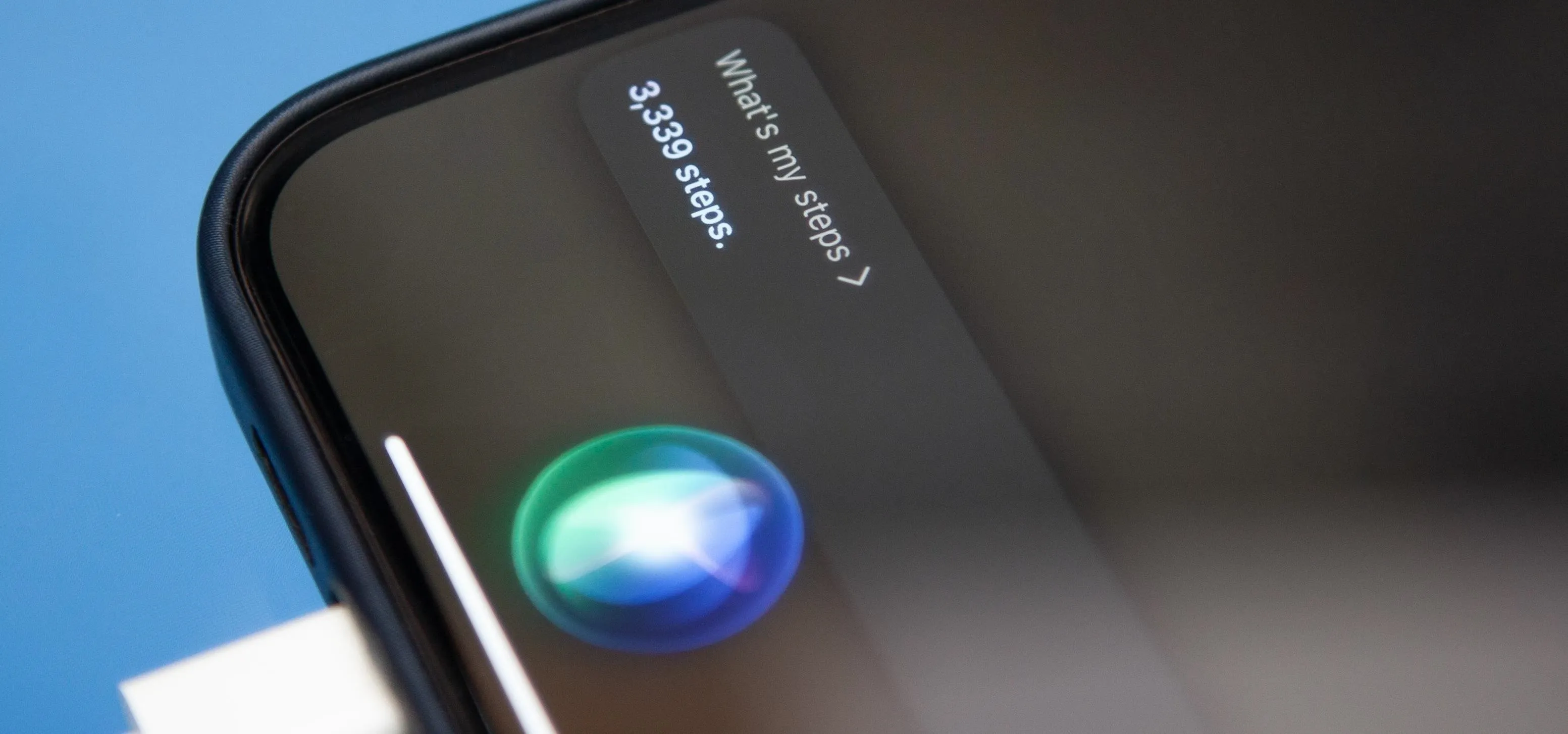 Smartphone displaying a digital assistant interface.