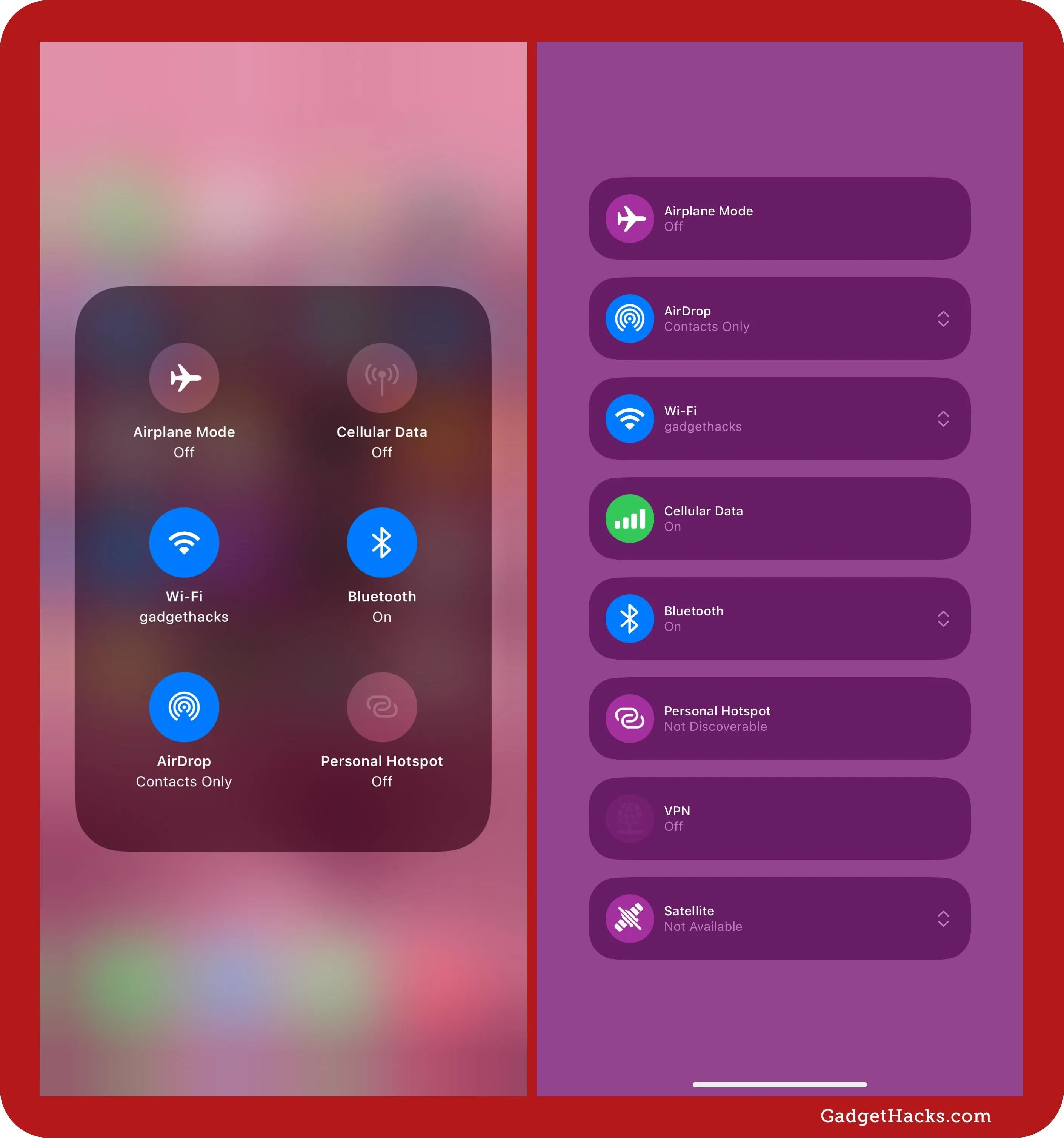 Mobile device screen displaying app icons and settings menu.